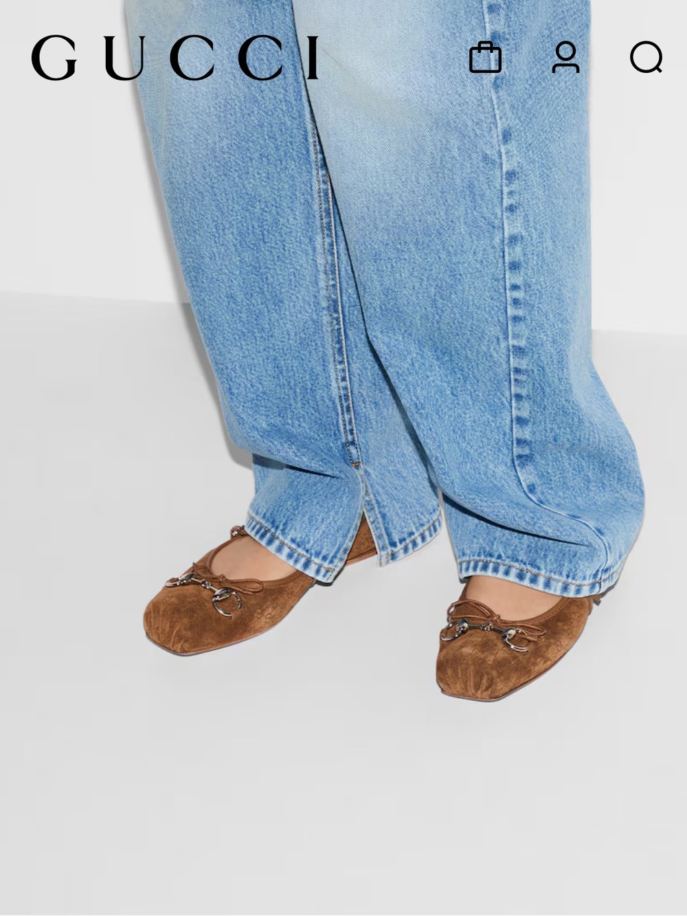 Horsebit Mary Jane Ballet Flats Size EU 37